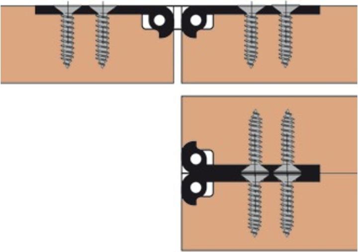Actual product image Werkstarck Tischplattenscharniere