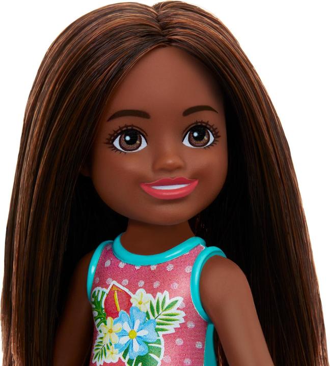 Productafbeelding Mattel Barbie Chelsea Κούκλα Bloemen Badpak Brunette για 3+ ετών HTK27