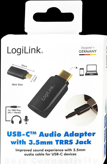 Actual product image LogiLink 3.5 mm USB-C (Digital -> Analog)