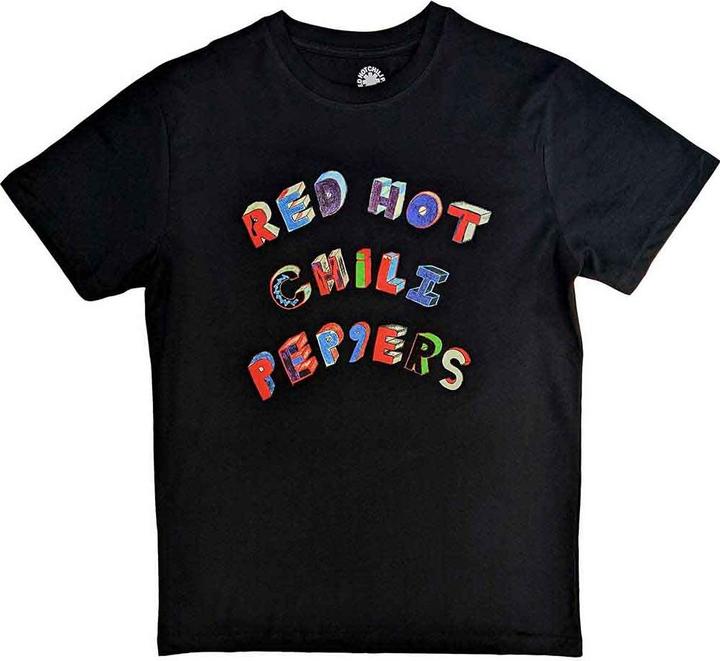 Red Hot Chili Peppers Colourful Letters