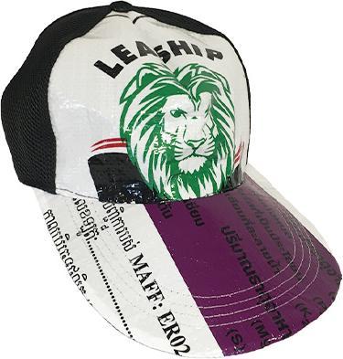 Image du produit Bekos Upcycling - casquette de baseball en sac de riz recyclé Lion (Taille unique)