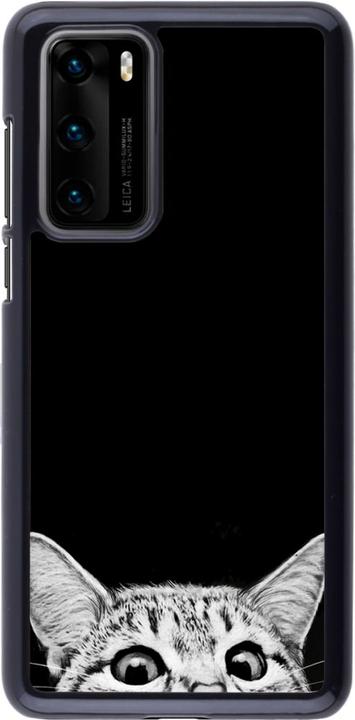 Image du produit PhoneLook Coque Cat Looking Up Black (Huawei P40)