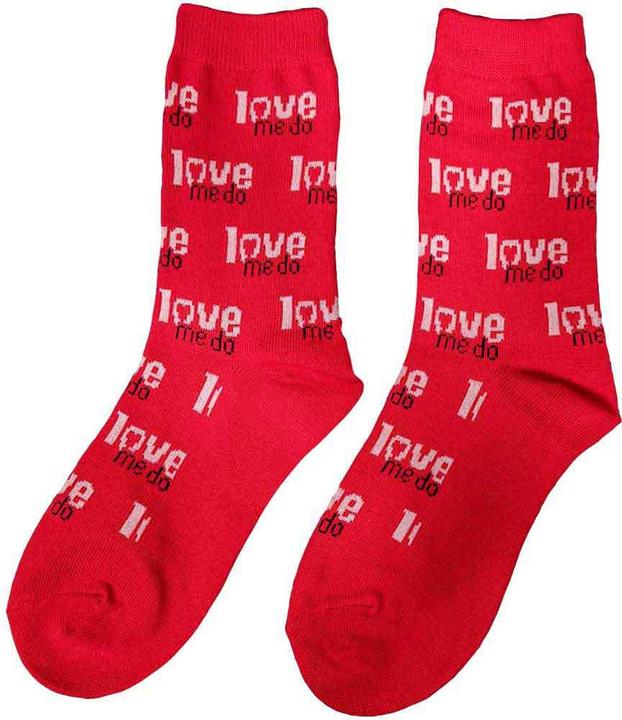 Actual product image The Beatles Unisex Adult Love Me Do Socks (40.5 - 45.5)
