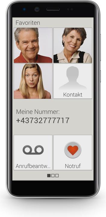Produktbild Emporia Smart3 Mini (16 GB, Schwarz, 5", Single SIM, 8 Mpx, 4G)