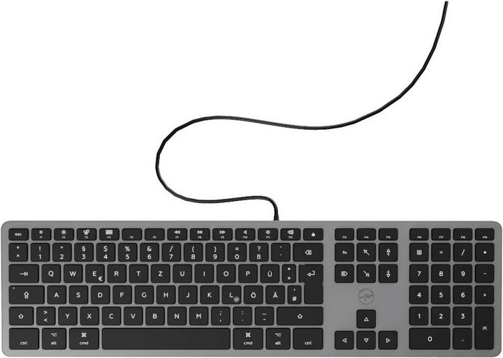 Actual product image Mobility Lab ML311883 USB Keyboard German, QWERTY, Mac Grey (DE, Cable)