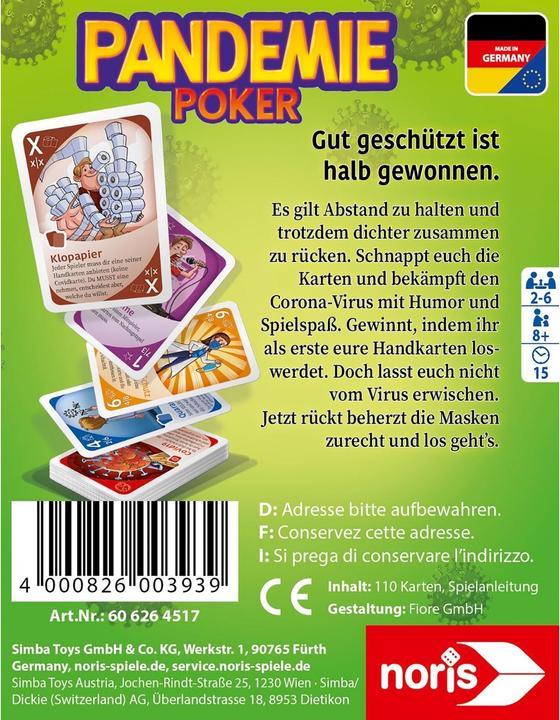 Produktbild Noris Pandemiepoker (Deutsch)