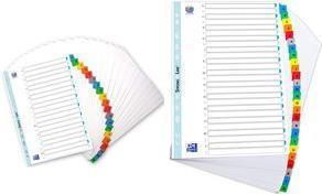 Actual product image Elba Mylar cardboard files, A-Z, without "ST"-"SCH", 20-part DIN A4, dimensions: (W)210 x (H)297 mm