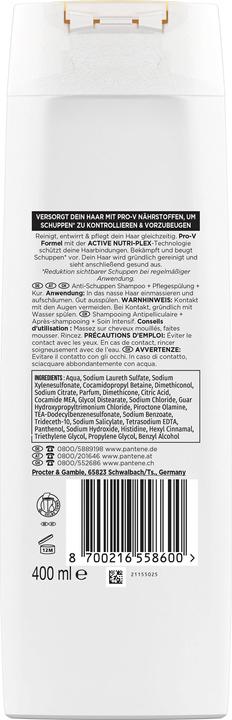 Actual product image Pantene Pro-V Anti-Dandruff (400 ml, Liquid shampoo)