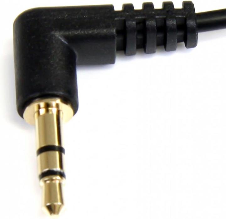 Image du produit StarTech Câble Stéréo 3.5 Right Angle (1.80 m, Jack 3,5 mm (AUX))