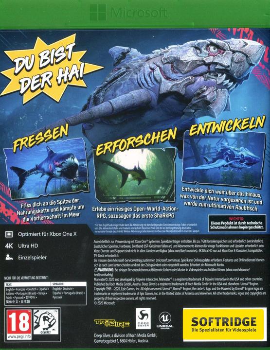 Actual product image Deep Silver Maneater Day One Edition (Xbox One X, Xbox Series X, Multilingual)