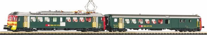 Produktbild Piko SBB RBe 4/4 Seetal Triebwagen + BDt grün/rot (Spur N)