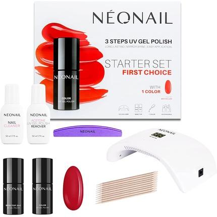 Actual product image Neonail First Choice Starter Set (Set, Red)
