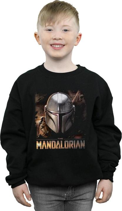Immagine prodotto Star Wars The Mandalorian Helmet Felpa Ragazzi (152, 158)