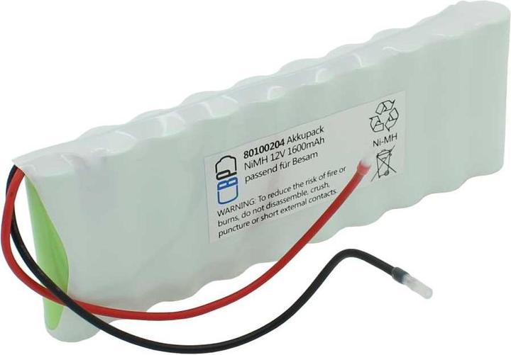 Actual product image XCell Battery for door control NiMH 12V 1600mAh suitable for Besam (12 V, 1600 mAh)