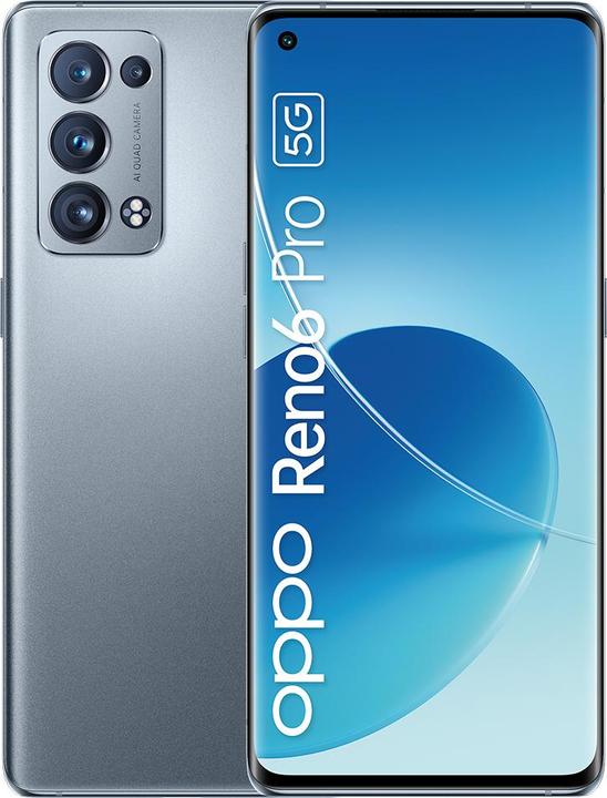 Immagine prodotto OPPO Reno 6 Pro 5G (256 GB, Grigio lunare., 6.55", Doppia SIM, 0.00 Mpx, 5G)