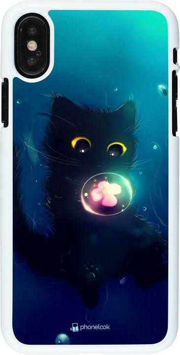 Immagine prodotto PhoneLook Coque blanc Cute Cat Bubble (Apple iPhone XS, Apple iPhone X)