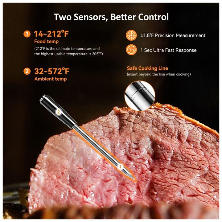 Produktbild Inkbird INT-21-B Drahtloser Grillthermometer