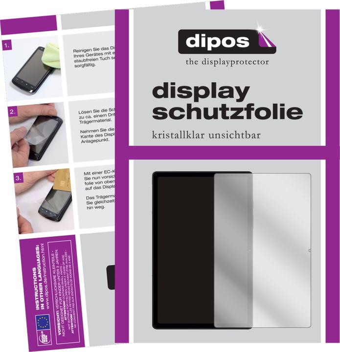 Dipos Displayschutzfolie Crystalclear (2 Stück, Galaxy Tab A8)