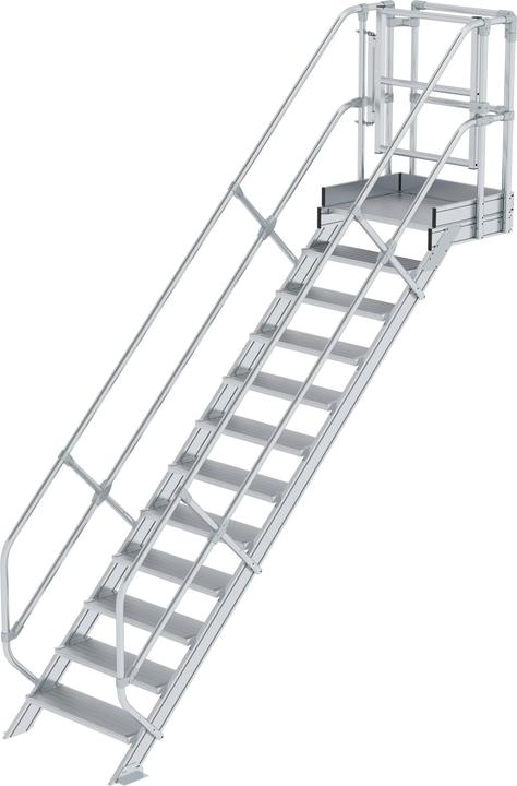 Produktbild Munk Treppen-Modul Aluminium geriffelt 12 Stufen (Gerüst, 0.11 cm)