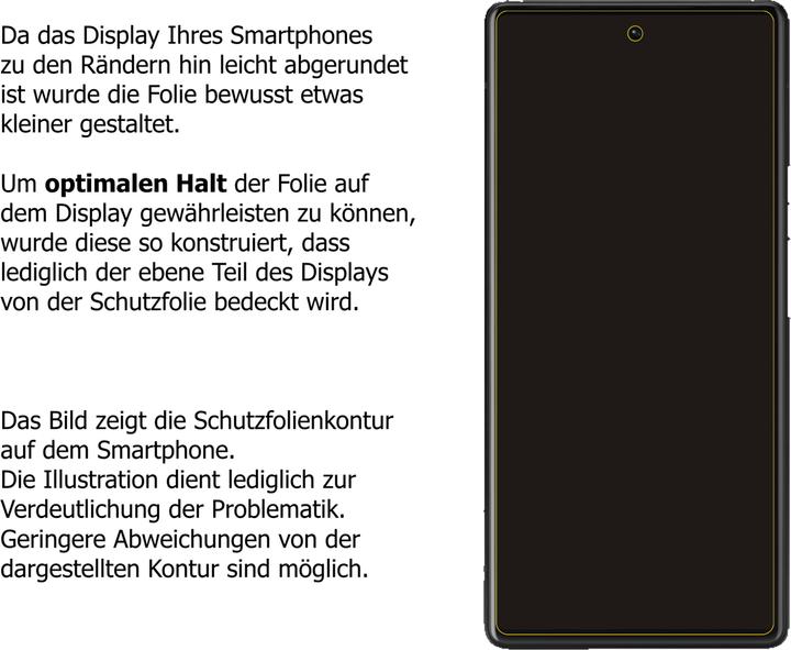 Actual product image Dipos Screen Protector Crystalclear (1 Piece, Google Pixel 6a)