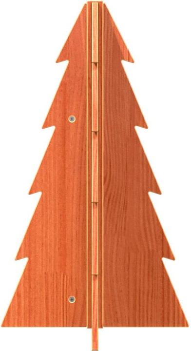 Produktbild VidaXL Weihnachtsbaum Holz Tannenbaum Deko Holzbaum 69,5cm Massivholz Kiefer