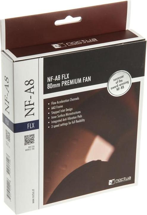 Actual product image Noctua Nf-A8 Flx (80 mm, 1 x)