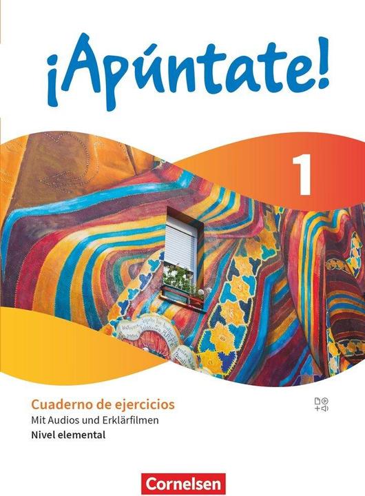 Actual product image ¡Apúntate!, Spanisch als 2. Fremdsprache - Ausgabe 2024, Band 1, Nivel elemental - Lernjahr 1 (German, Ulrike Lützen, Joachim Balser, Heike Kolacki, 2024)