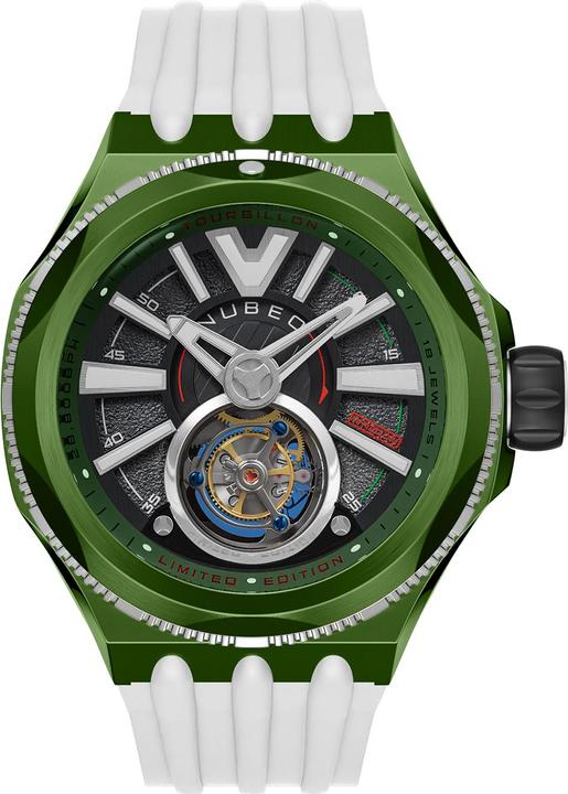 Nubeo NB-6075-08 Herrenuhr Messenger Tourbillon Limited 52mm 10ATM