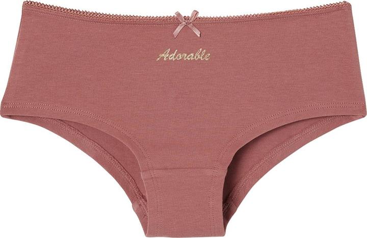 Image du produit Vertbaudet 7er-Pack Mädchen Shortys ADORABLE, Bio-Baumwolle (98, paquet de 7)