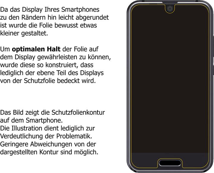 Produktbild Dipos Blickschutzfolie 4-Way Privacy (1 Stück, Sharp Aquos R Compact)