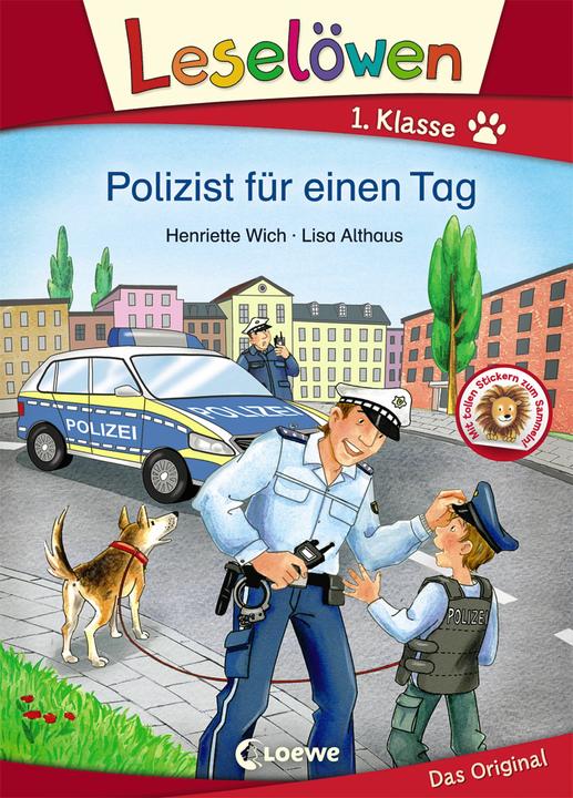 Produktbild Leselöwen 1. Klasse - Polizist für einen Tag (Deutsch, Henriette Wich, Lisa Althaus, 2017)