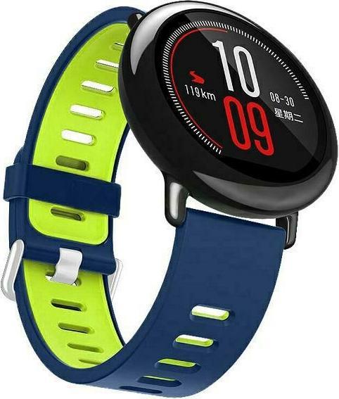 Produktbild Beline pasek Watch 22mm Double Color Silicone niebiesko-zielony blue/green box