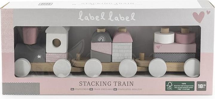 Immagine prodotto Label Label Ferrovia di legno - Rosa