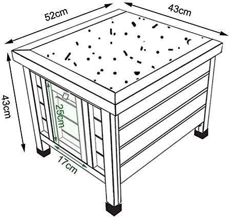 Actual product image Ionto Rabbit hutch