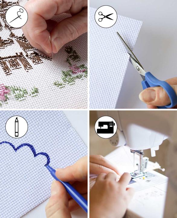 Produktbild I Am Creative Stoff zum Sticken, Zählstoff