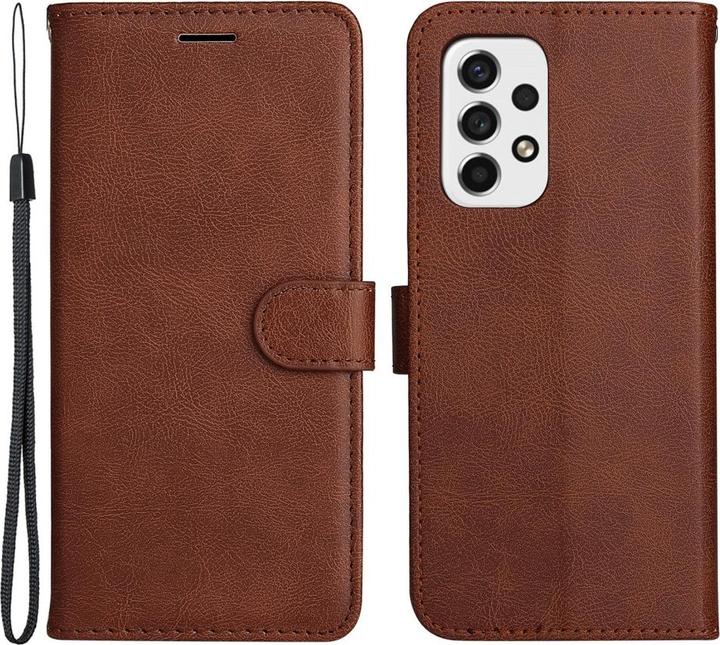 Cover-Discount Galaxy A53 5G - leather case cover brown (Samsung Galaxy A53 5G)