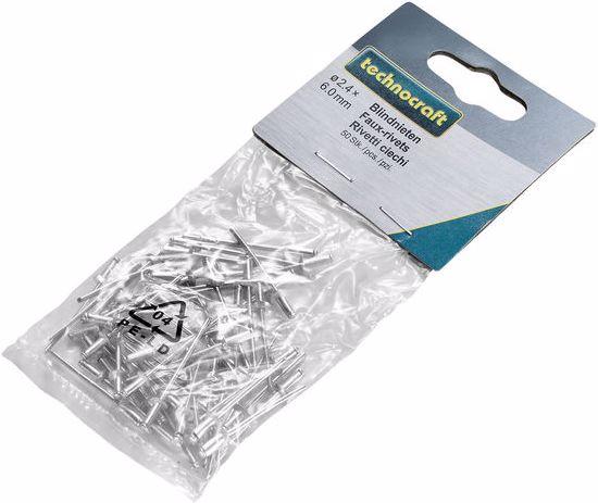 Immagine prodotto technocraft Rivetti ciechi in alluminio 4,8x8 mm