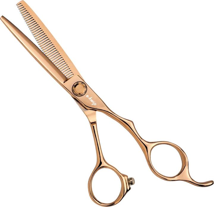 E-kwip Kuro Rose Gold Modellierschere (13.97 cm)