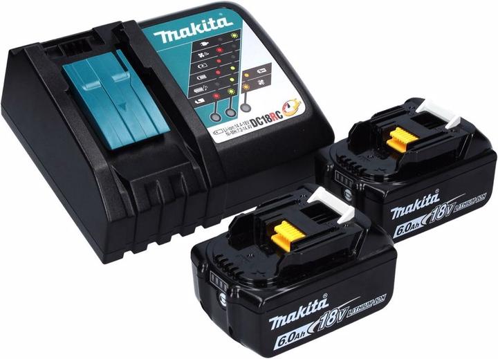 Actual product image Makita DTW 700 RG Battery impact wrench 18 V 700 Nm 1/2" XPT Brushless + 2x battery 6.0 Ah + charger (Rechargeable battery operated)