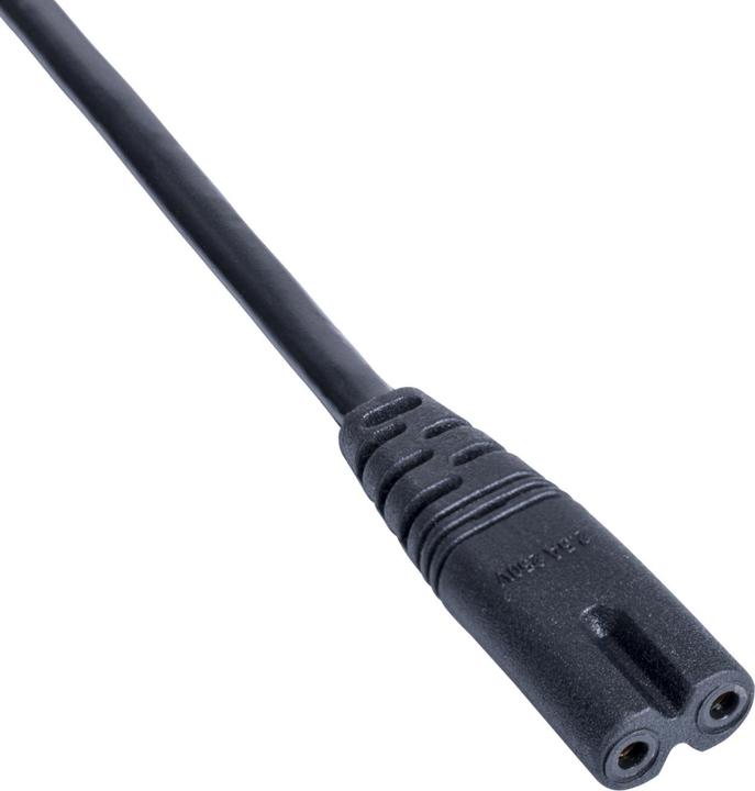 Actual product image Akyga Power connection cable (1x small appliance socket C7 - 1x UK plug) 1.50 m Sch (1.50 m)