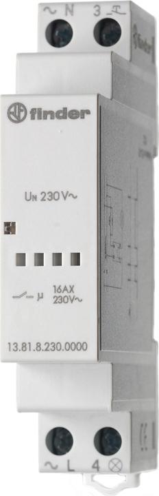 Produktbild Finder Stromstossschalter 1S 16A 230VAC 13.81.8.230.0000