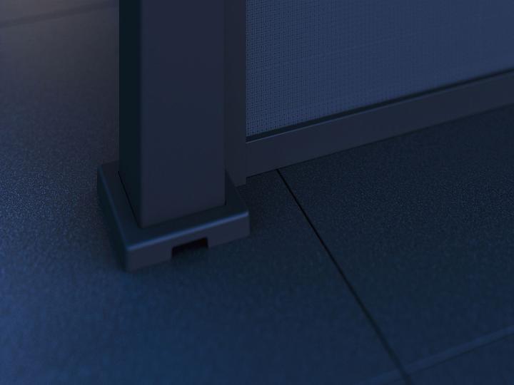 Immagine prodotto Weide Tenda parasole elettrica per salice Pergola elettrica | antracite (360 cm, 9 cm)