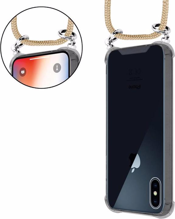 Immagine prodotto Cadorabo TPU Mobile Phone Chain SILVER Cover