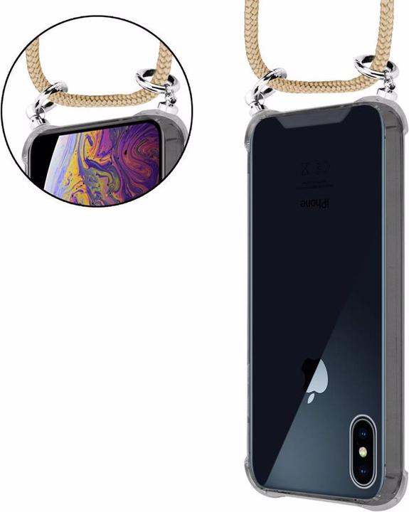 Produktbild Cadorabo TPU Handy Kette SILBER Cover