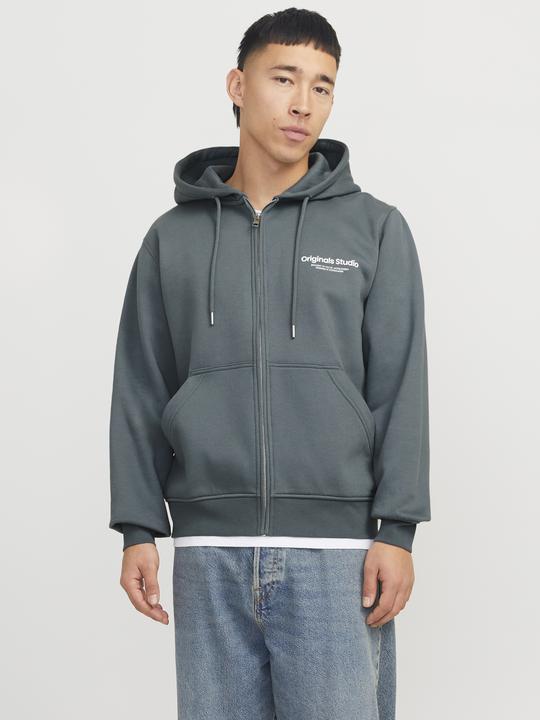 Produktbild Jack & Jones Gedruckt Kapuzenpullover mit Reissverschluss Kapuzenjacke (XS)