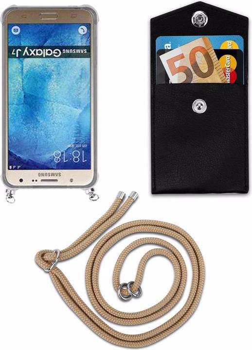 Produktbild Cadorabo TPU Handy Kette SILBER Cover