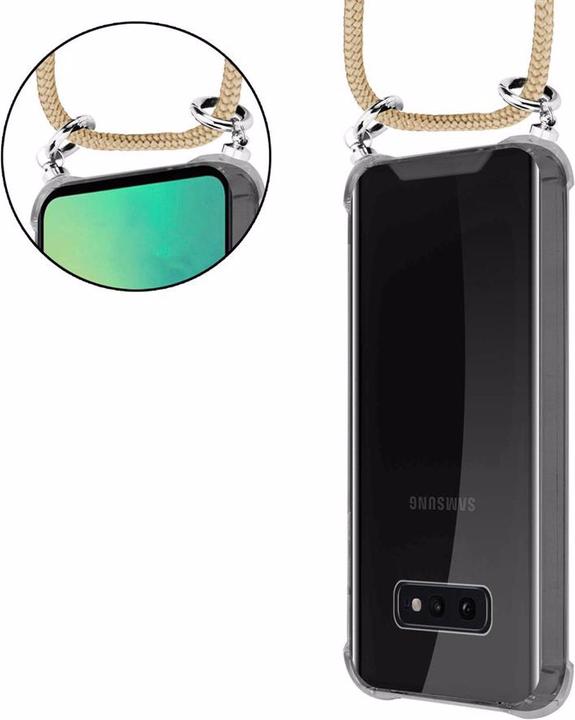 Produktbild Cadorabo TPU Handy Kette SILBER Cover