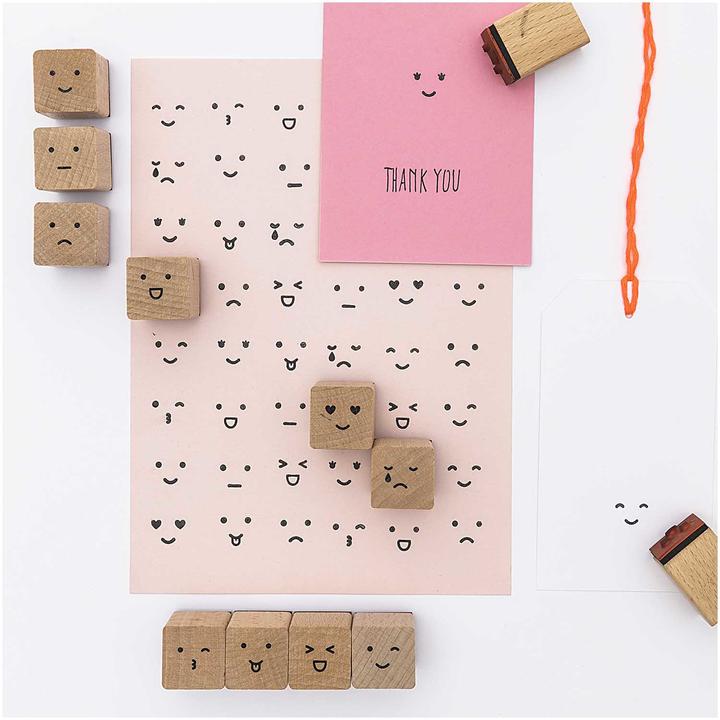 Image du produit Rico Design Jeu de timbres Motif Smile Smiley