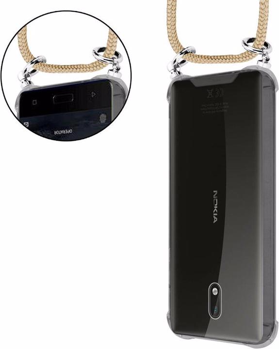 Produktbild Cadorabo TPU Handy Kette SILBER Cover