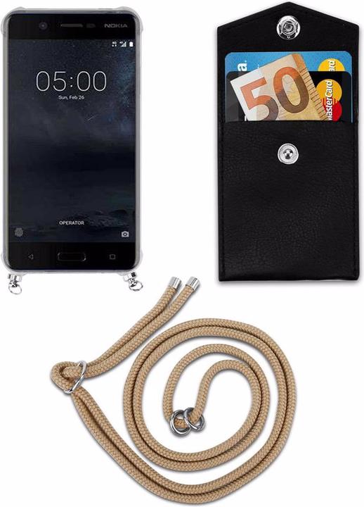 Produktbild Cadorabo TPU Handy Kette SILBER Cover